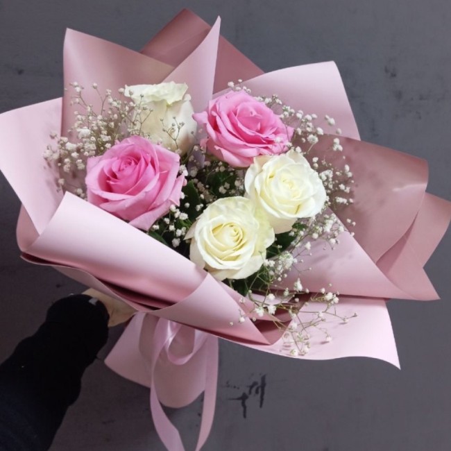 Букет цветов "Нежный этюд" Букет цветов "Нежный этюд"